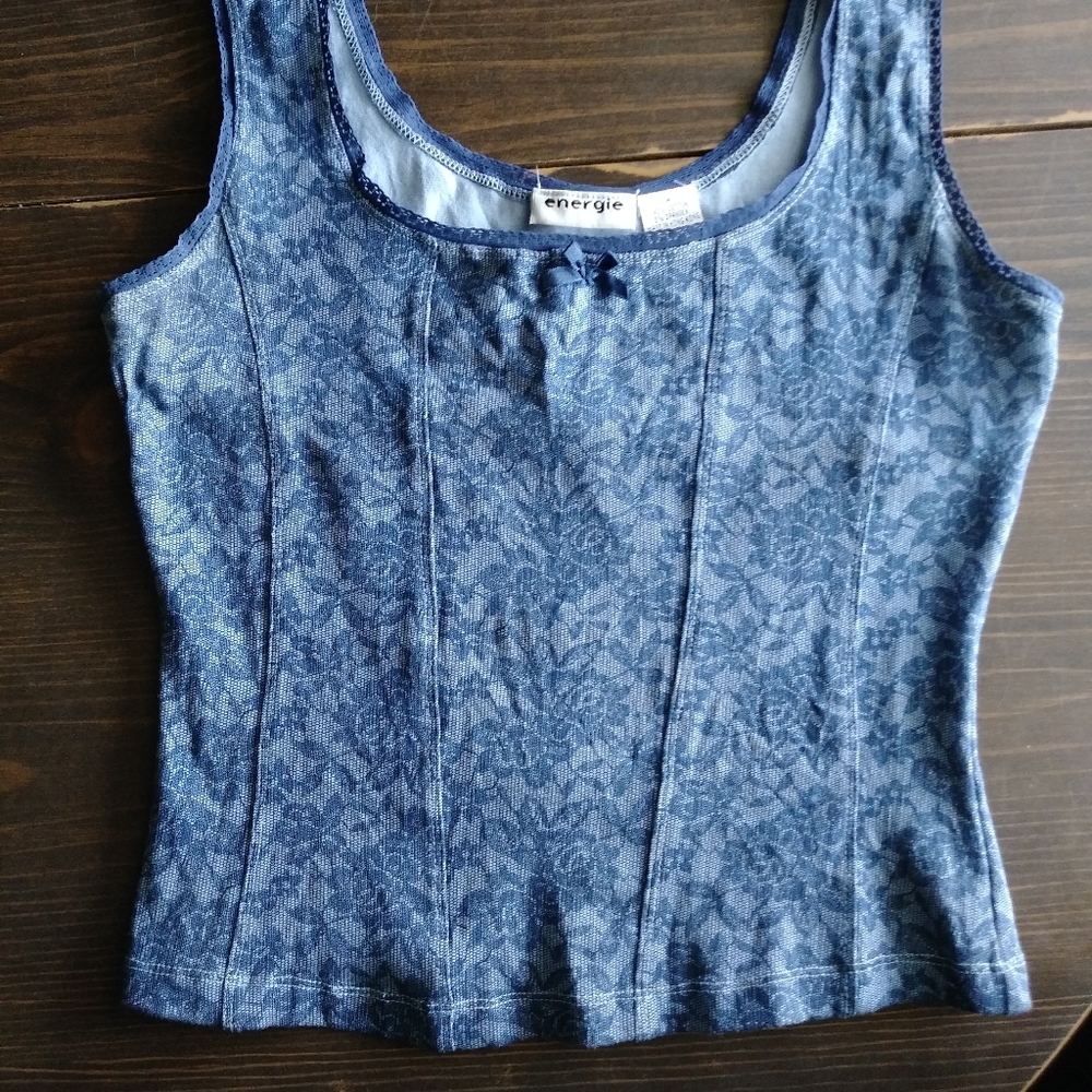 Energie crop tank top